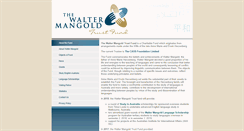 Desktop Screenshot of mangoldtrust.org.au